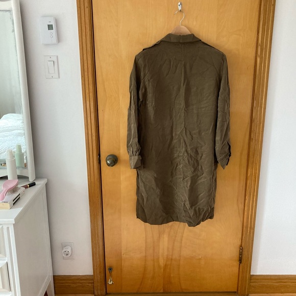 Cupro green shirt dress (pre-owned) - Picture 2 of 6